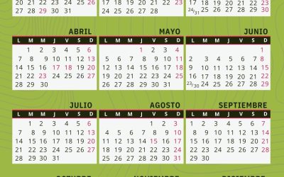 CALENDARIO METAL 2025