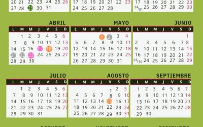 CALENDARIO 2025 DE LA CONSTRUCCIÓN DE ZARAGOZA